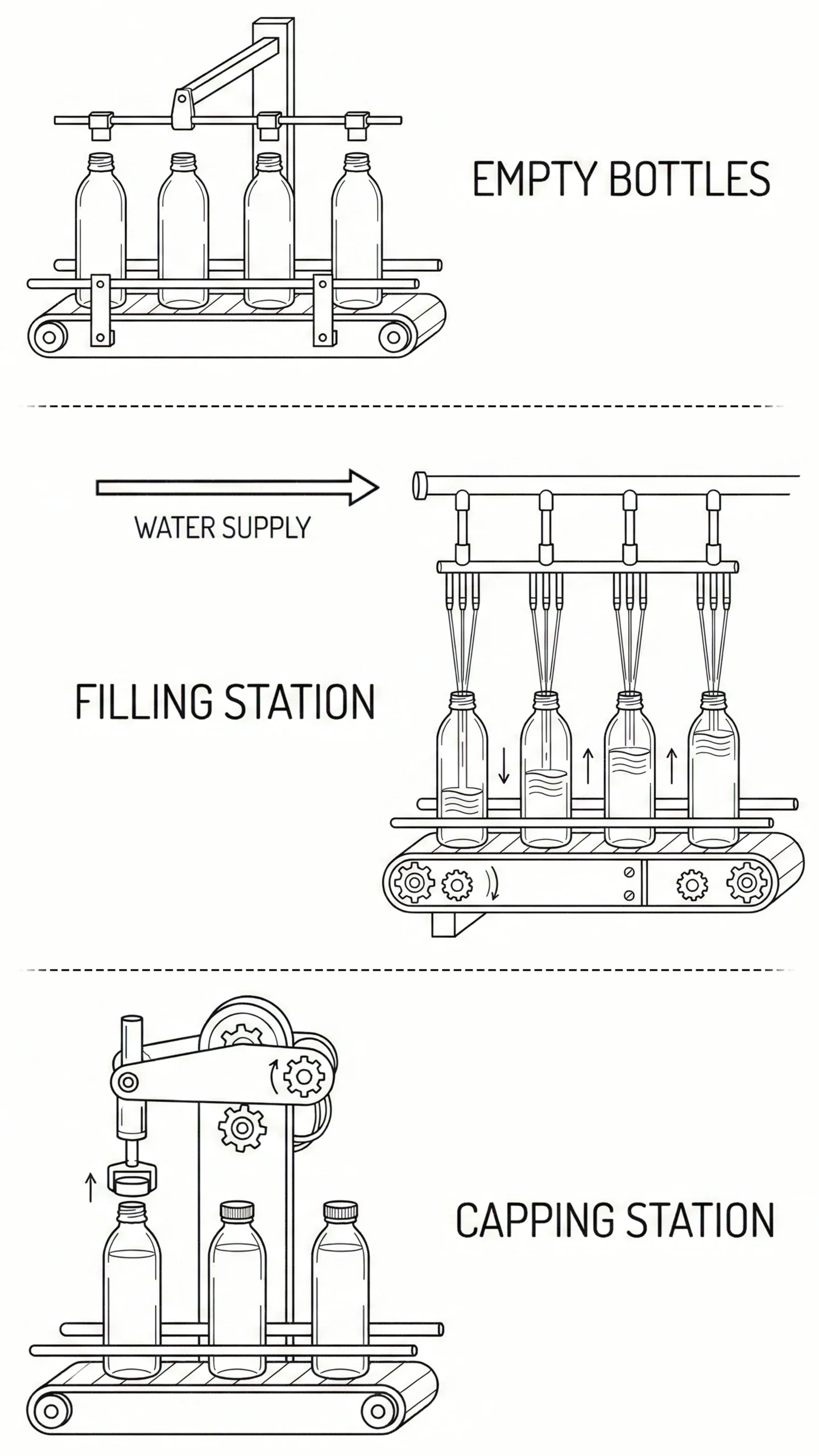 Automatic Filling and Capping