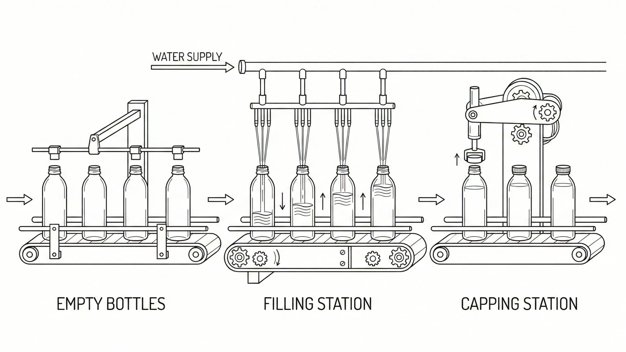 Automatic Filling and Capping